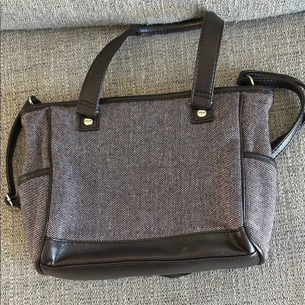 Brown twead Women's Handbag